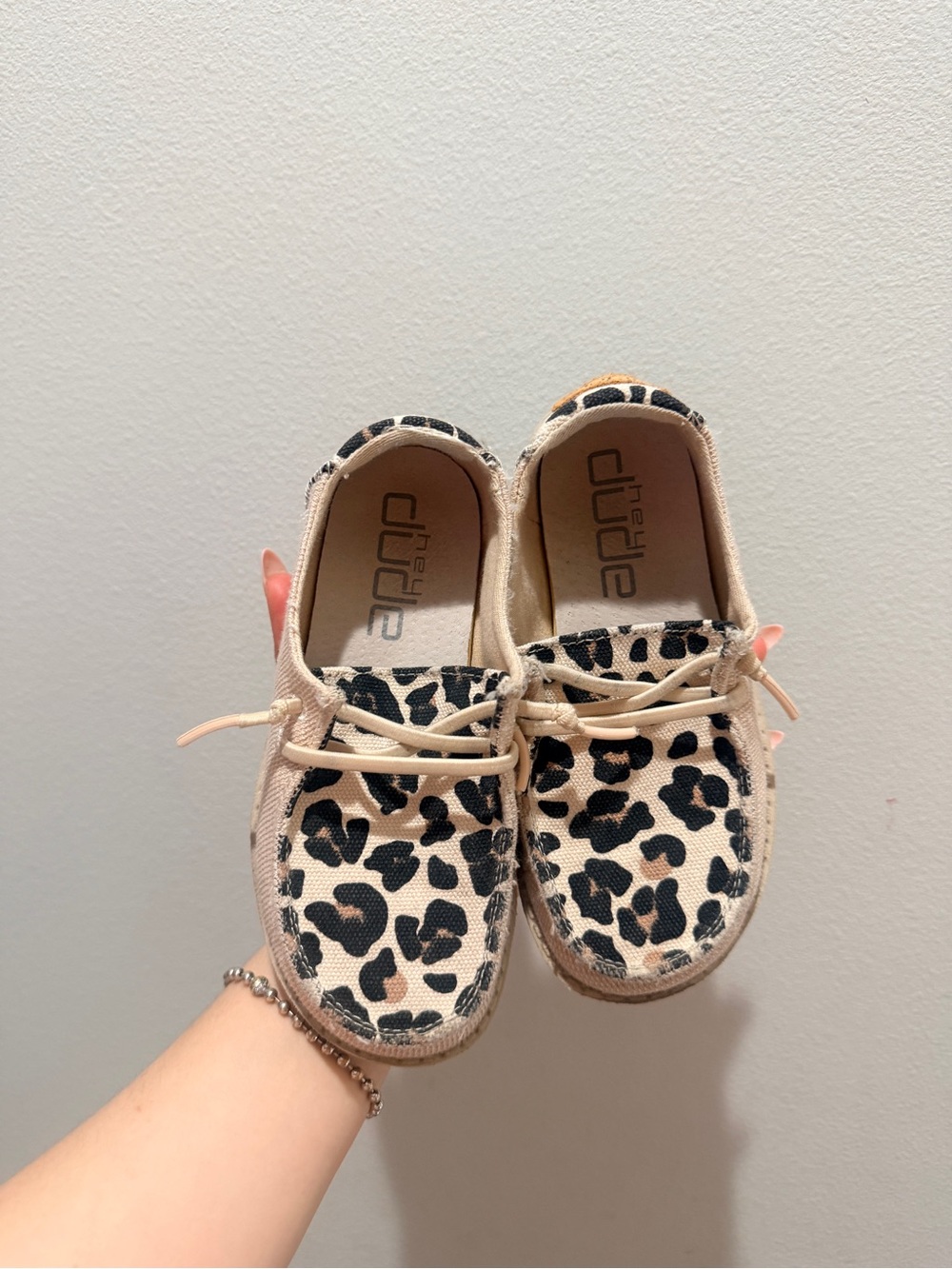 Hey Dude toddler Leopard Print Slip-On Shoes